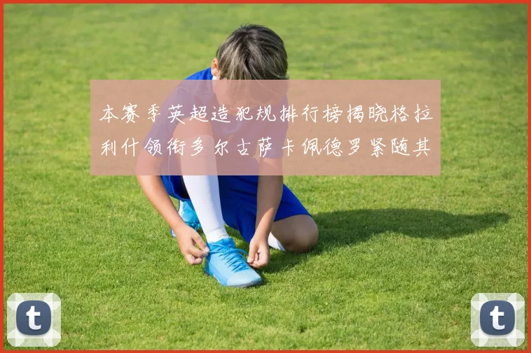 本赛季英超造犯规排行榜揭晓格拉利什领衔多尔古萨卡佩德罗紧随其后