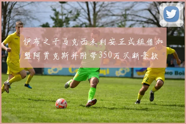 伊布之子马克西米利安正式租借加盟阿贾克斯并附带350万买断条款