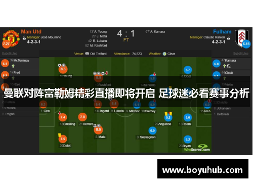 曼联对阵富勒姆精彩直播即将开启 足球迷必看赛事分析
